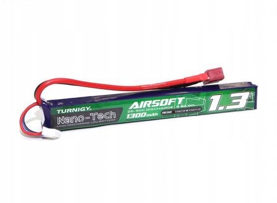 Akumulátor LI-PO 7,4V 2S 1300mAh 25C/50C TURNIGY NANO-TECH ASG