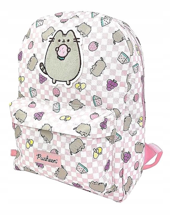 Školský batoh Pusheen s jednou priehradkou a pastelovým dizajnom