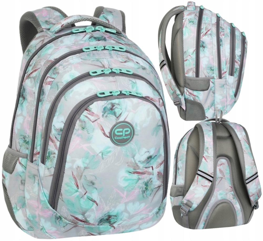 Štýlový školský batoh CoolPack Drafter 28L pre dievčatá – Tokio/Kvety
