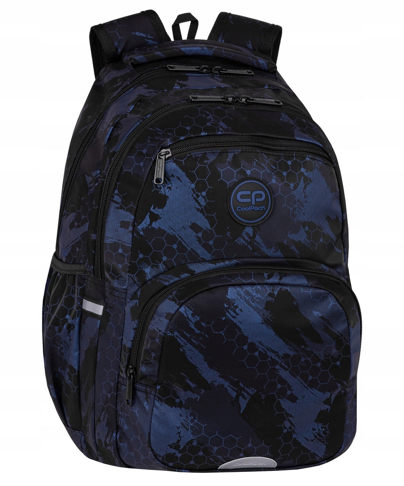 Mládežnícky školský batoh CoolPack Pick Trace Navy s dvoma komorami