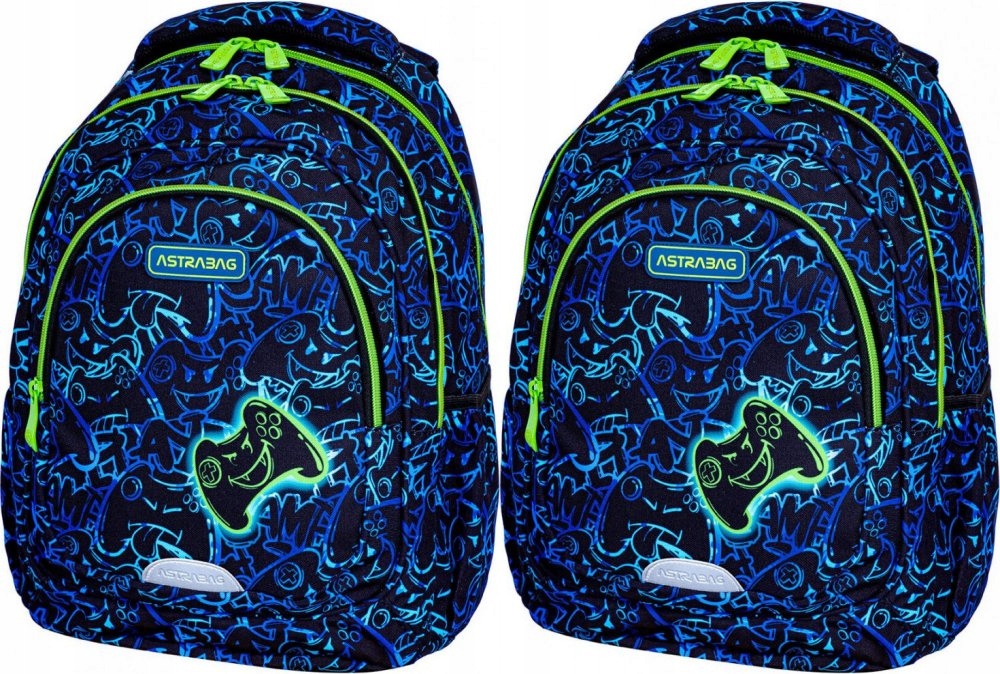 Módny a praktický detský batoh Astra Astrabag Go Playing, 20l, trojkomorový