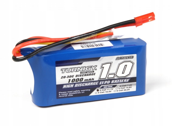 AKU AKUMULÁTOR LI-PO 11,1V 3S 1000mAh 20C 20A TURNIGY