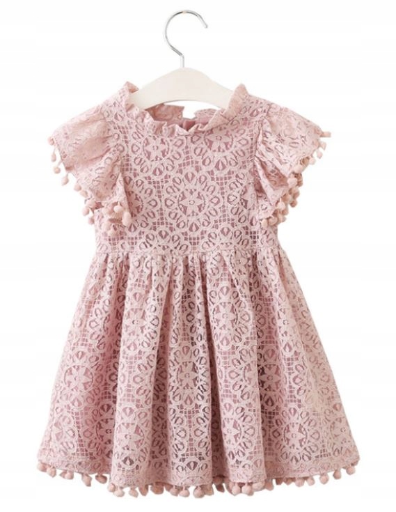 Dievčenské šaty - Elegantné bavlnené formálne šaty R.98