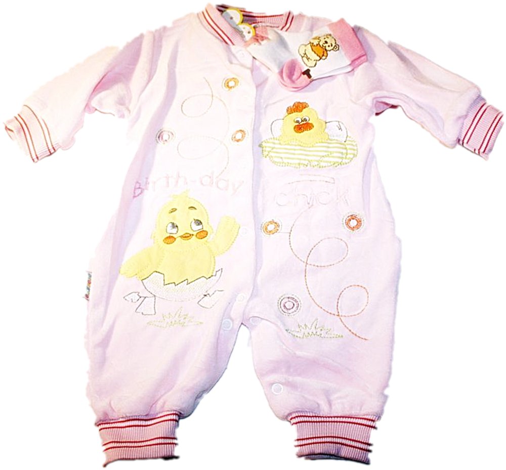 Dupačky - Baby Rampers 68 ružové, žlté