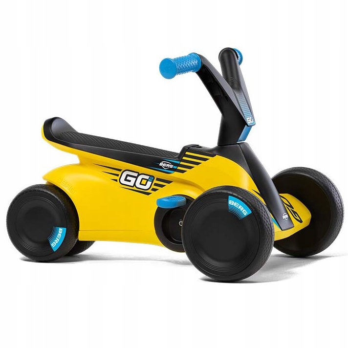 Berg jazda na pedáloch go² sparx žltý gokart 2in1