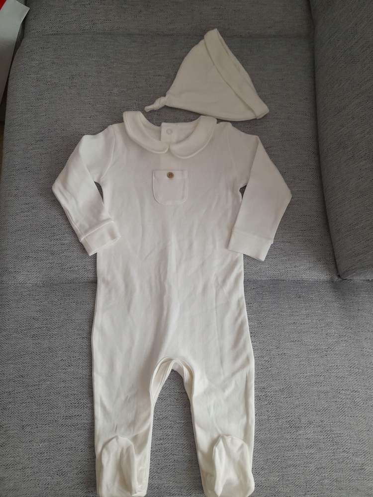 Dojčensky overal - PAJACKEK MATALAN 74 biela