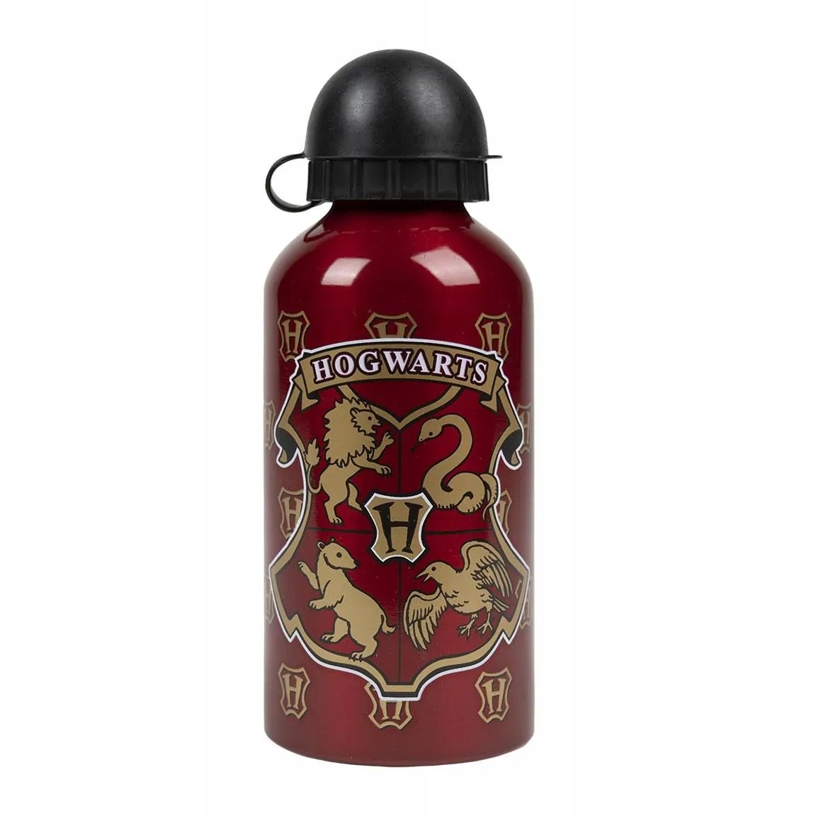 Detský desiatový box, fľaša - Hliníková fľaša na vodu Harry Potter Rokfort