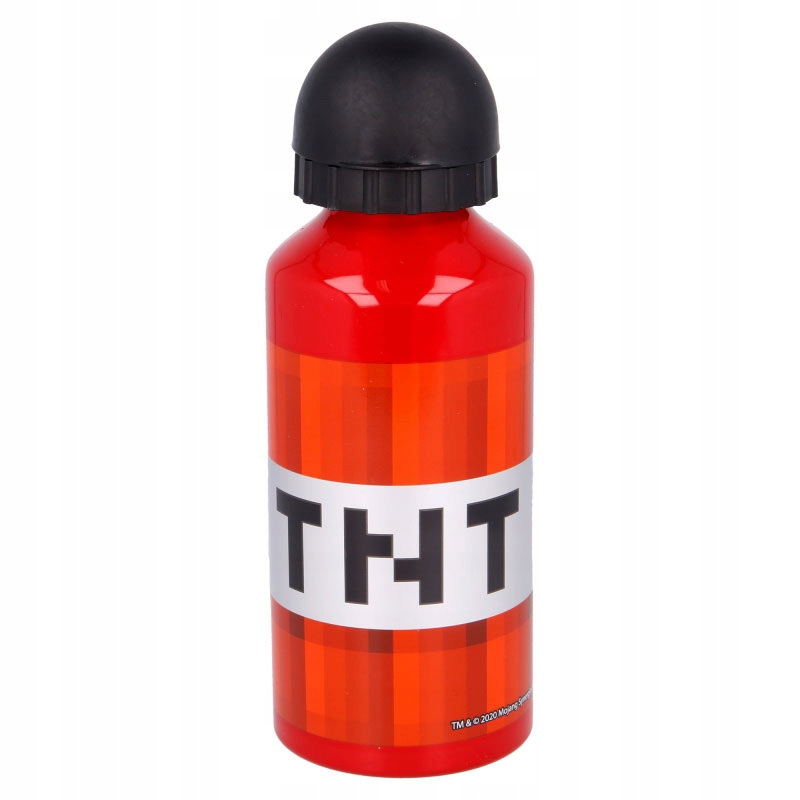 Detský desiatový box, fľaša - Hliníková fľaša na vodu pre dieťa Minecraft 400 ml
