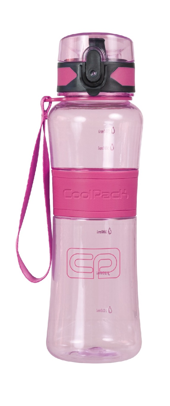 Detský desiatový box, fľaša - Coolpack Tritanum ružová fľaša s vodou 550 ml