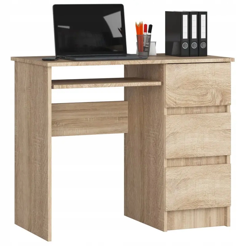 Obdĺžnikový stôl A-6 vpravo 90 x 50 x 77 cm Sonoma Oak