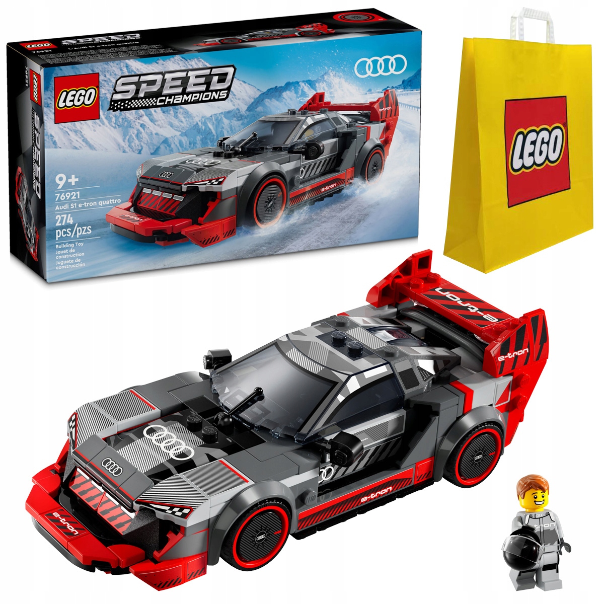Závodné auto LEGO Speed Champions 76921 Audi S1 e-tron quattro