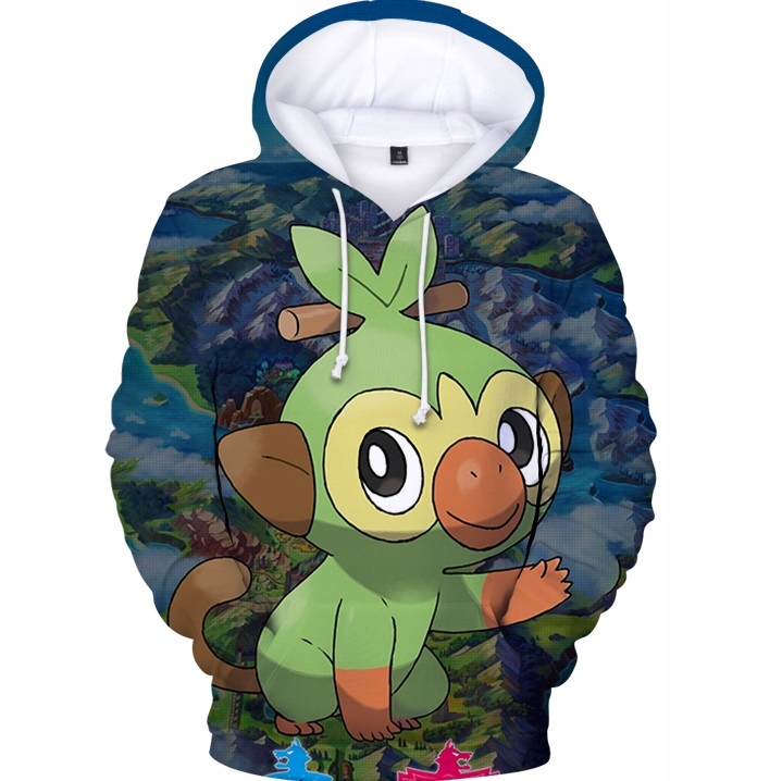 Mikina - 3D mikina Pokemon Grookey všetko