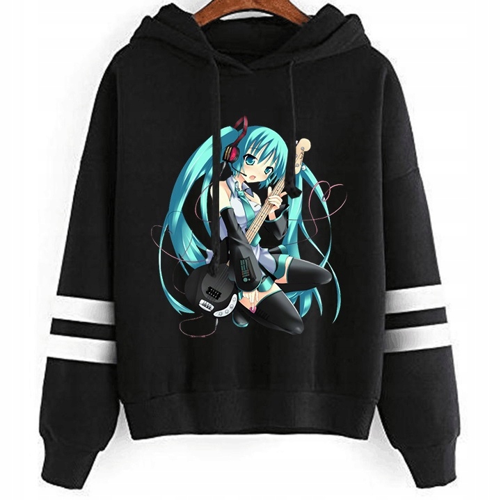 Mikina - Hatsune Miku Detská mikina veľkosti 140 dlhý viacodorodený rukáv