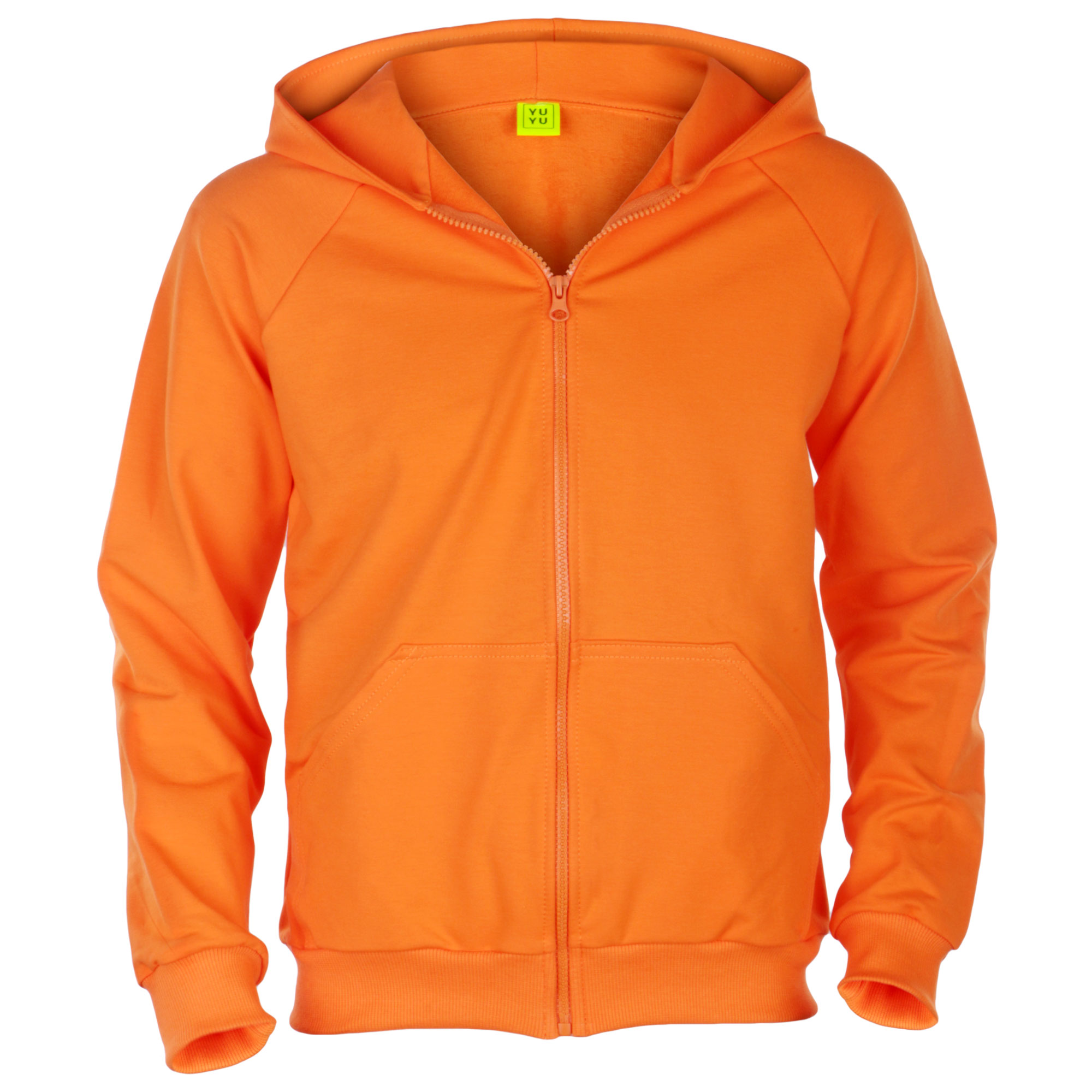 Mikina - Yuyu Detská mikina veľkosti 170 Orange s dlhým rukávom