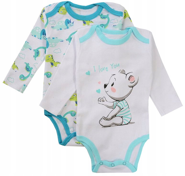 Detské body - Dlhá -sleeved Body Cotton Mini Mama veľkosť 74 pripevnená západkou