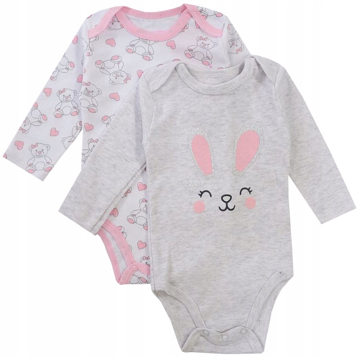 Detské body - Dlhá -sleeved Bodyzome bavlnená mini mama veľkosť 80 pripevnená západkou