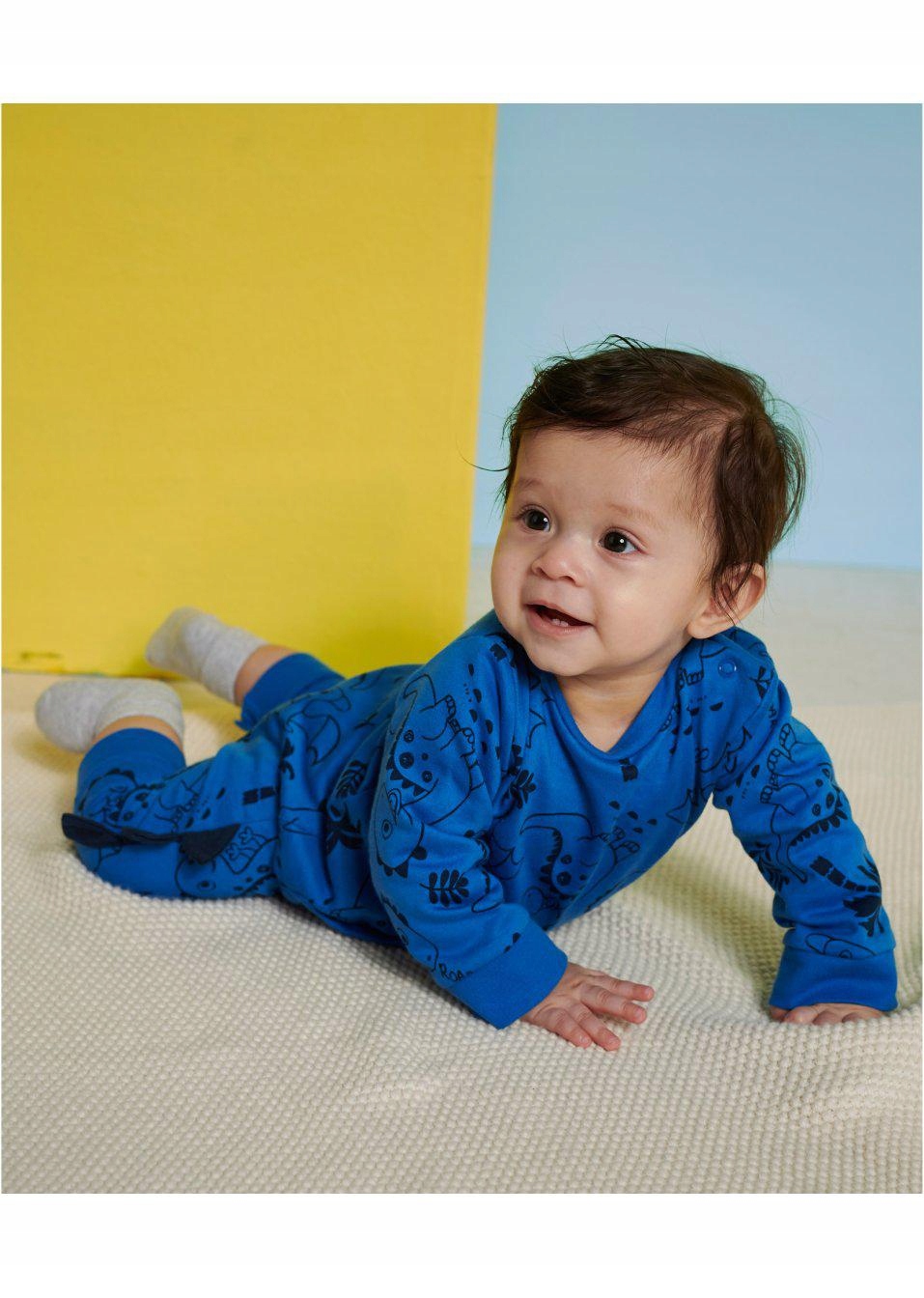 Detská kombinéza - Bonprix 56 DEADS MANYS NAVY BLUE