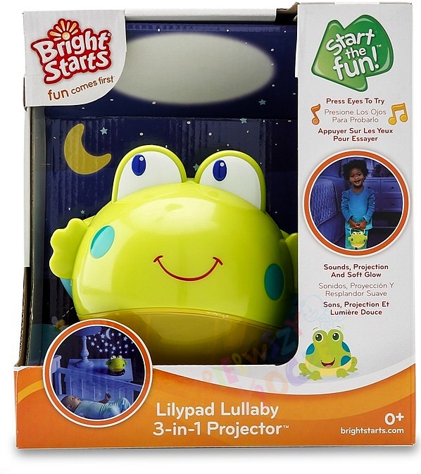 Lampa projektor Bright Stars odtiene zelenej