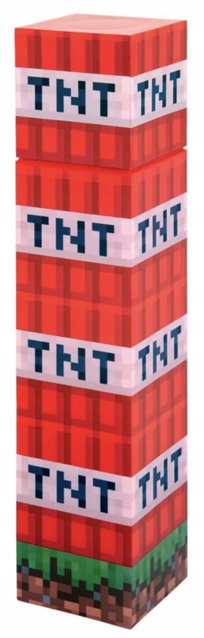 Detský desiatový box, fľaša - Štvorcová fľaša Minecraft TNT 650 ml fľaša na vodu