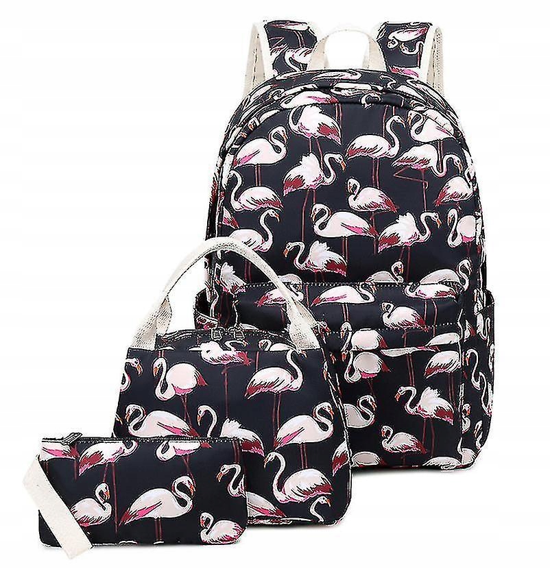 Aktovka - Batohy 3ks/set Flaming Print batoh Tote
