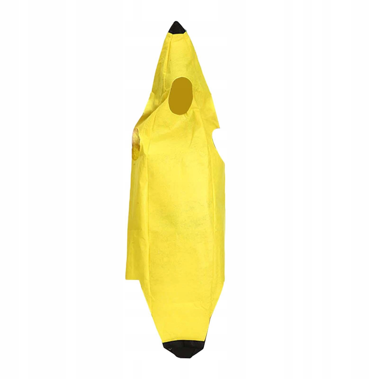 Banánový kostým Pohodlný outfit Halloweenske kostýmy Roztomilé ovocie pre dospelých
