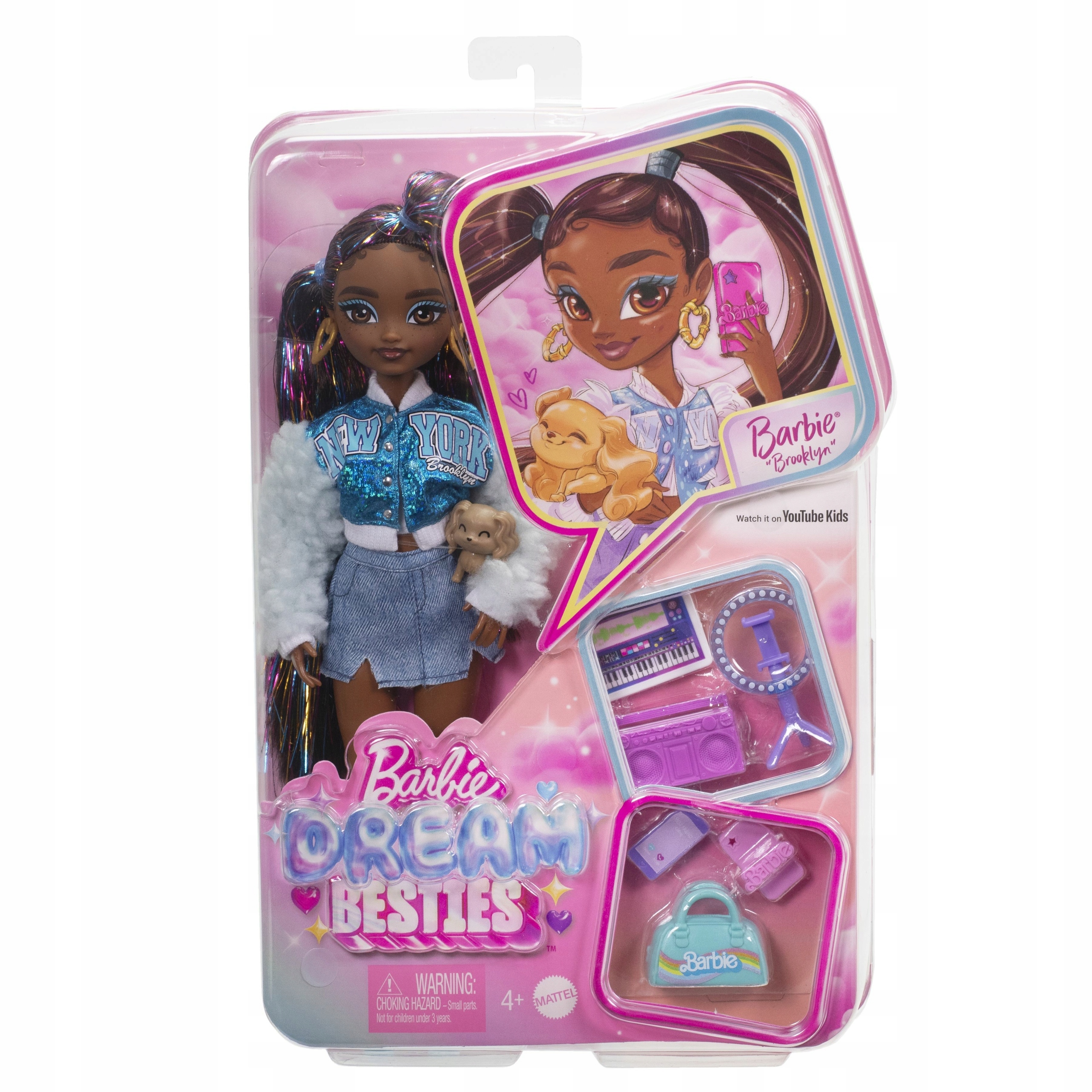 MATTEL BÁBIKA DREAM BESTIES BROOKLIN HYC22