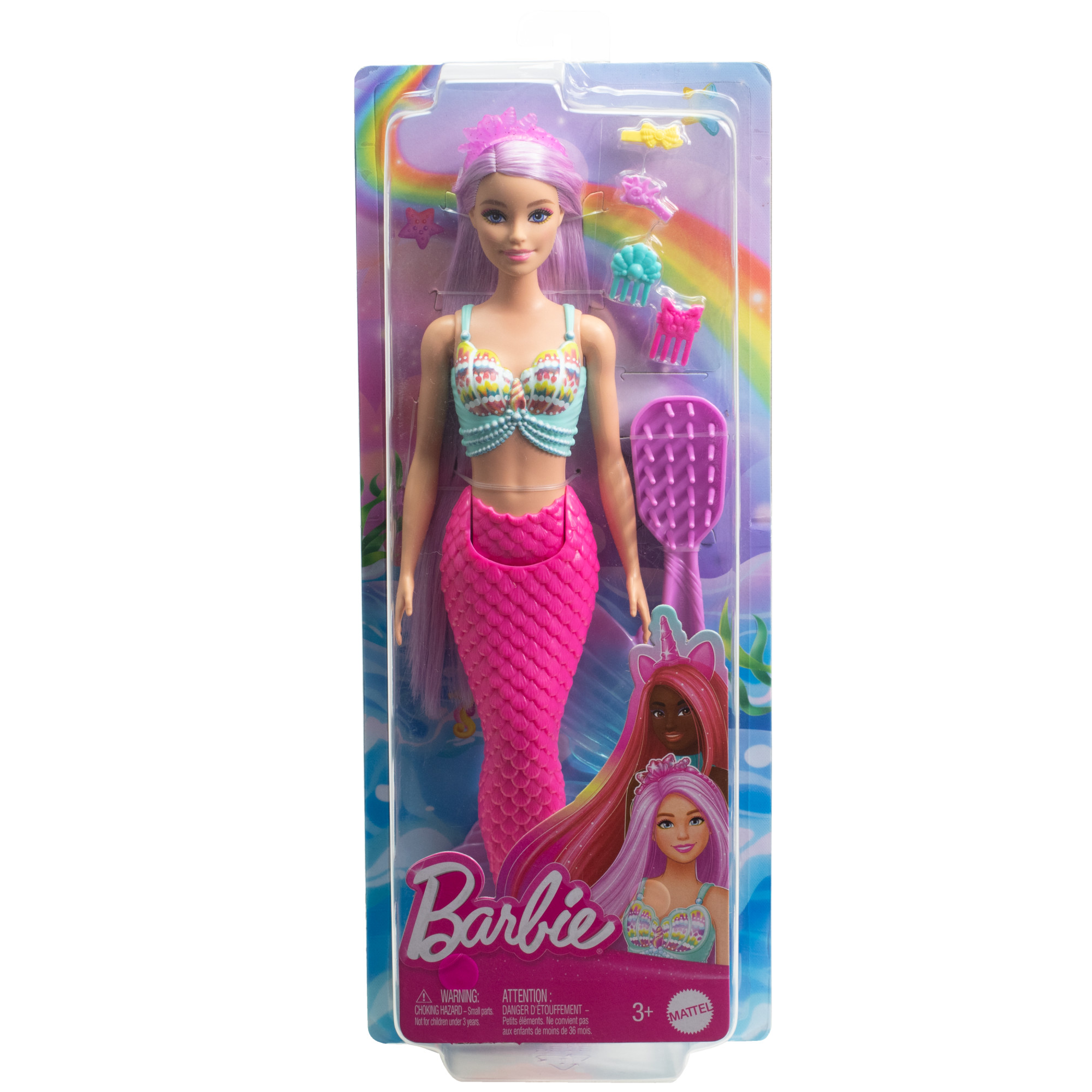 Bábika Barbie Morská panna s dlhými vlasmi HRR00