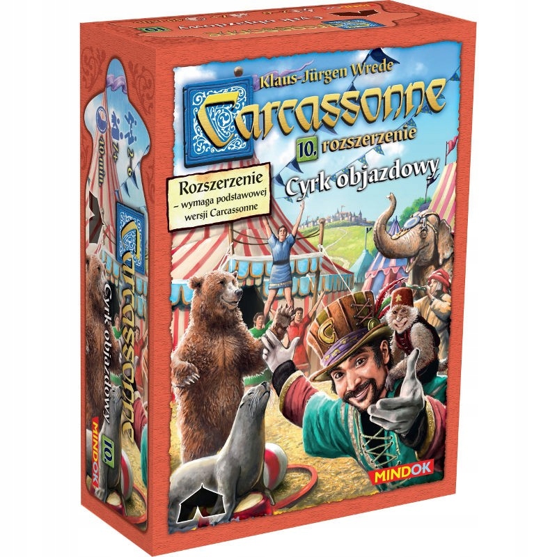 Rozšírenie stolovej hry Carcassonne Traveling Circus Bard