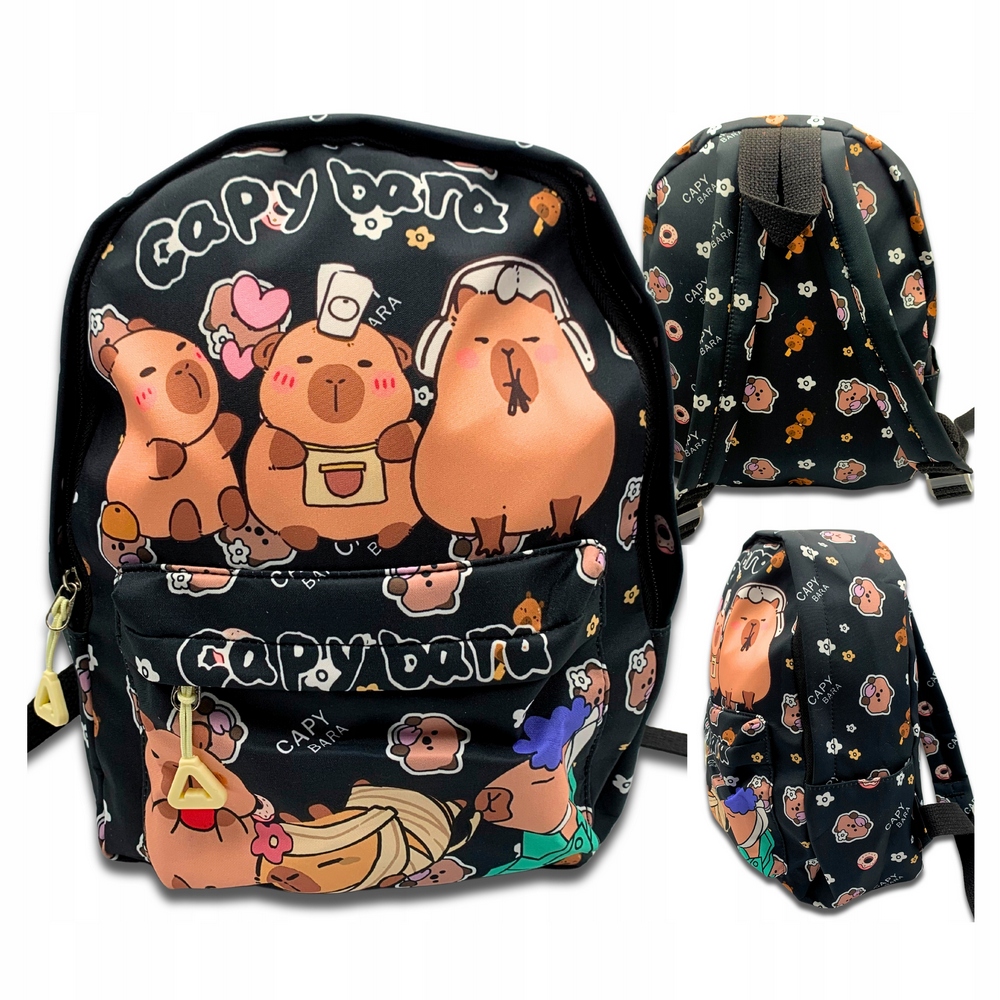Úžasný detský a dospelý batoh s motívom kapibár