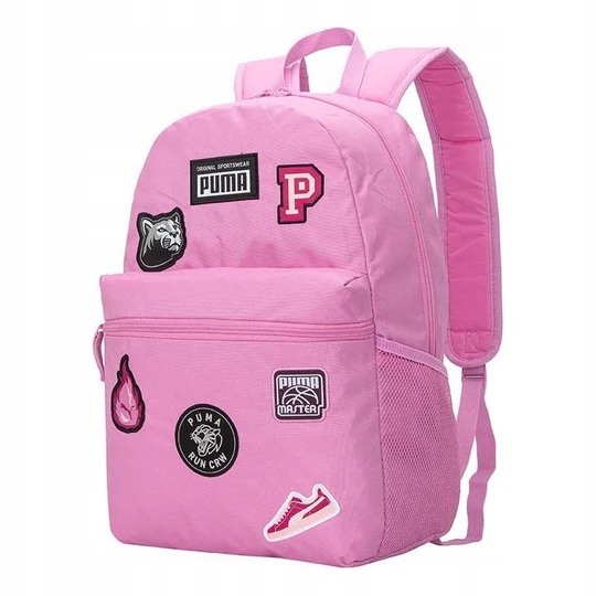 Ruksak Puma Patch Backpack 'Pink' 078561-04 - Ideálny pre Šport a Voľný Čas