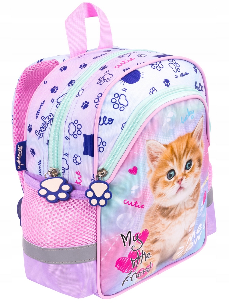 Škôlkarsky batoh My Little Friend Pastel Kitty s motívom mačiatok