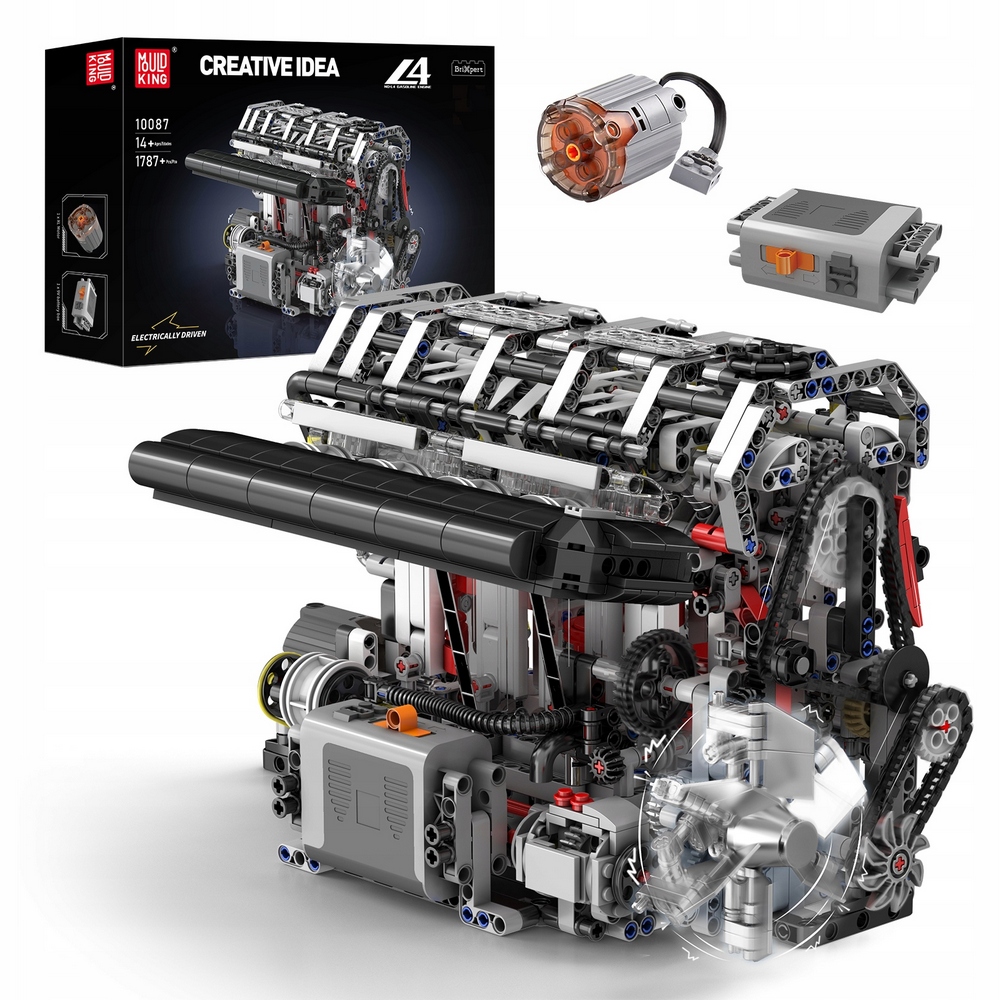 Štvorvalcový radový benzínový motor Mold King Technic (L4) Blocks Toys