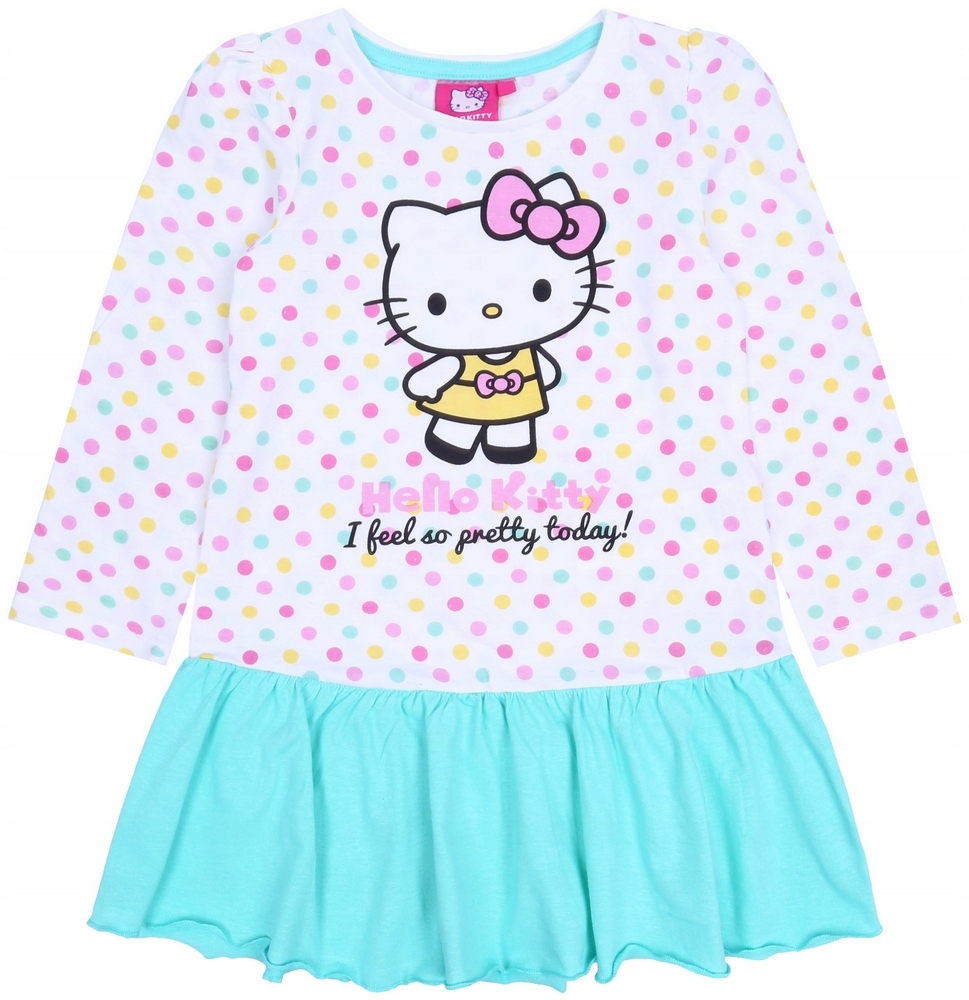 Dievčenské šaty - Hello Kitty Dress Veľkosť 128