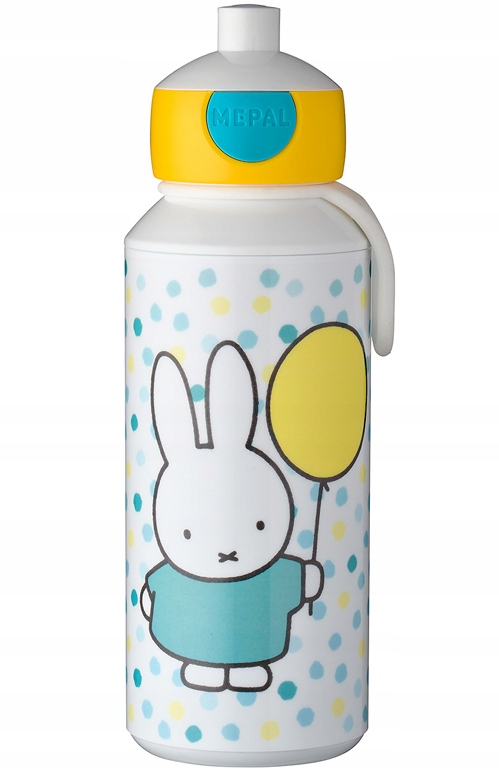 Detský desiatový box, fľaša - Mepal Miffy Confetti 400 ml detská fľaša