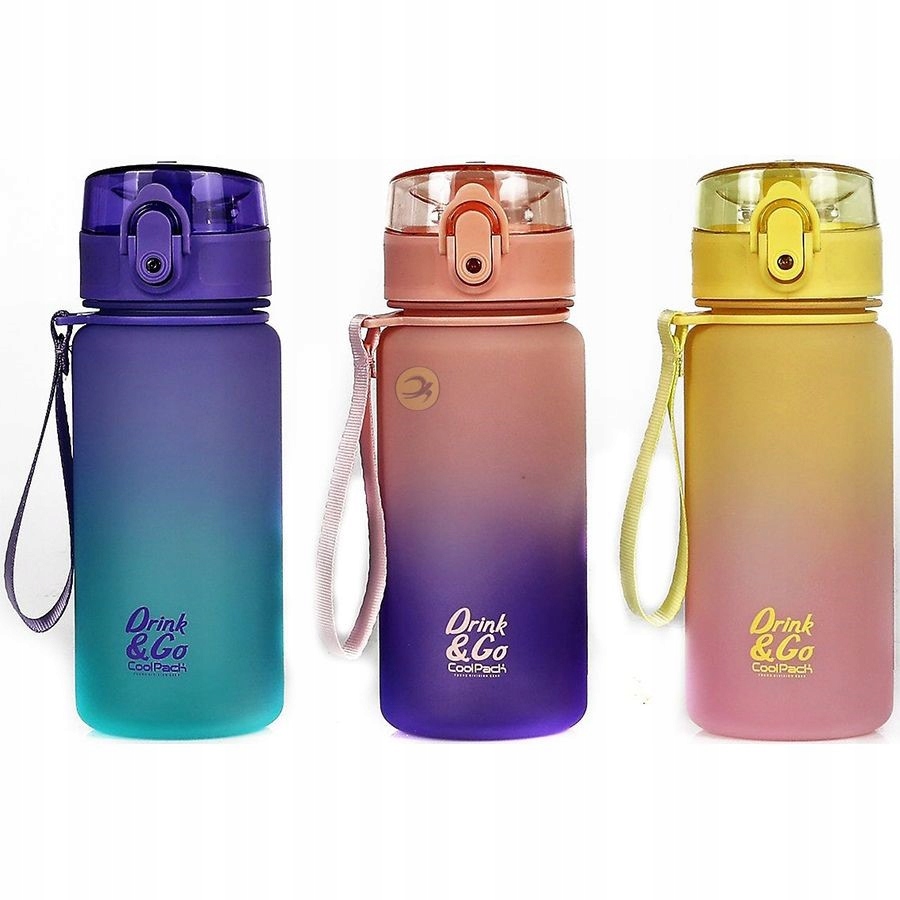 Detský desiatový box, fľaša - Fľaša na vodu Coolpack z Tritan, Mini Mix, 400 ml