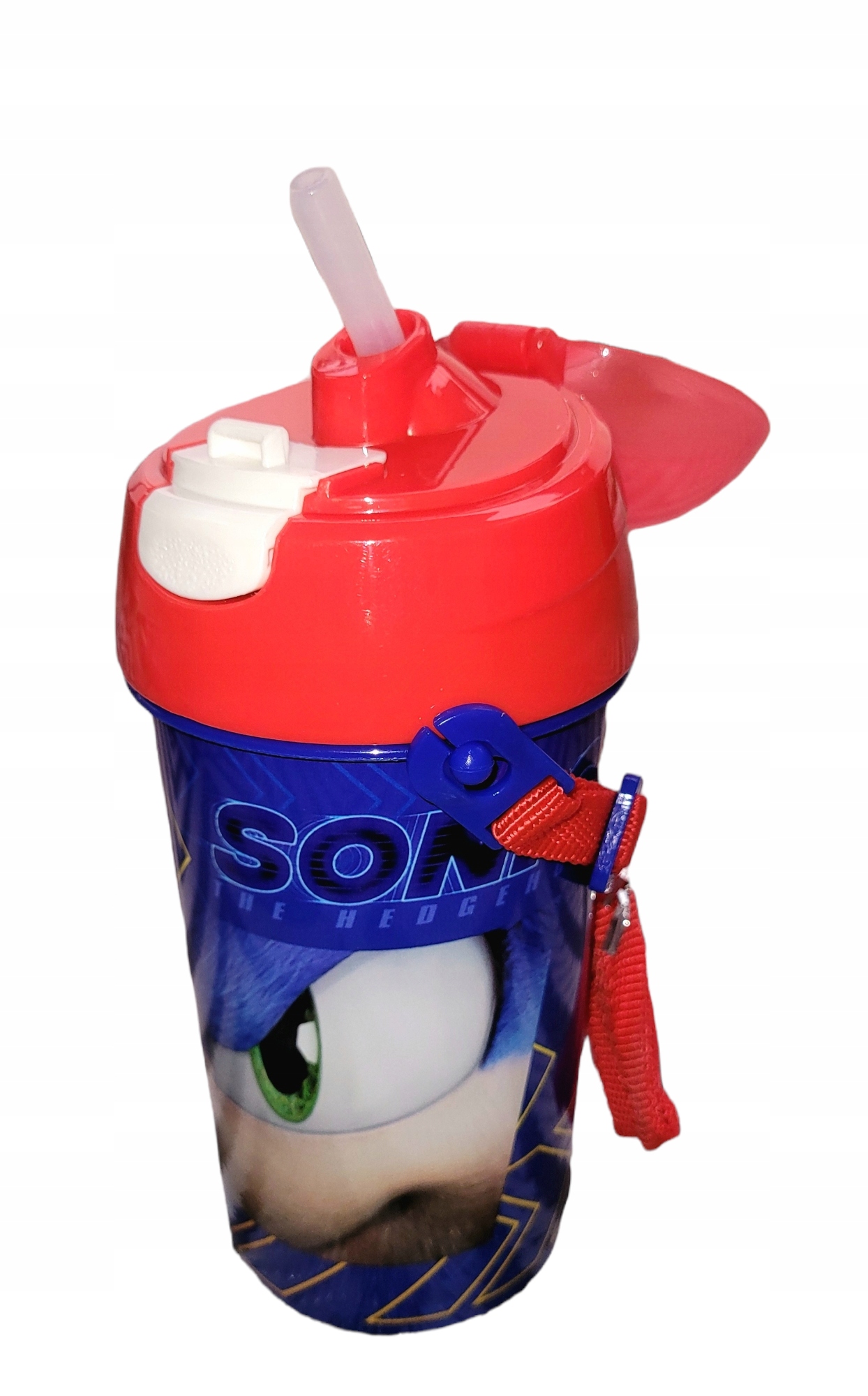 Detský desiatový box, fľaša - Detská fľaša na vodu zatvorená 500 ml Sonic the Hedgehog