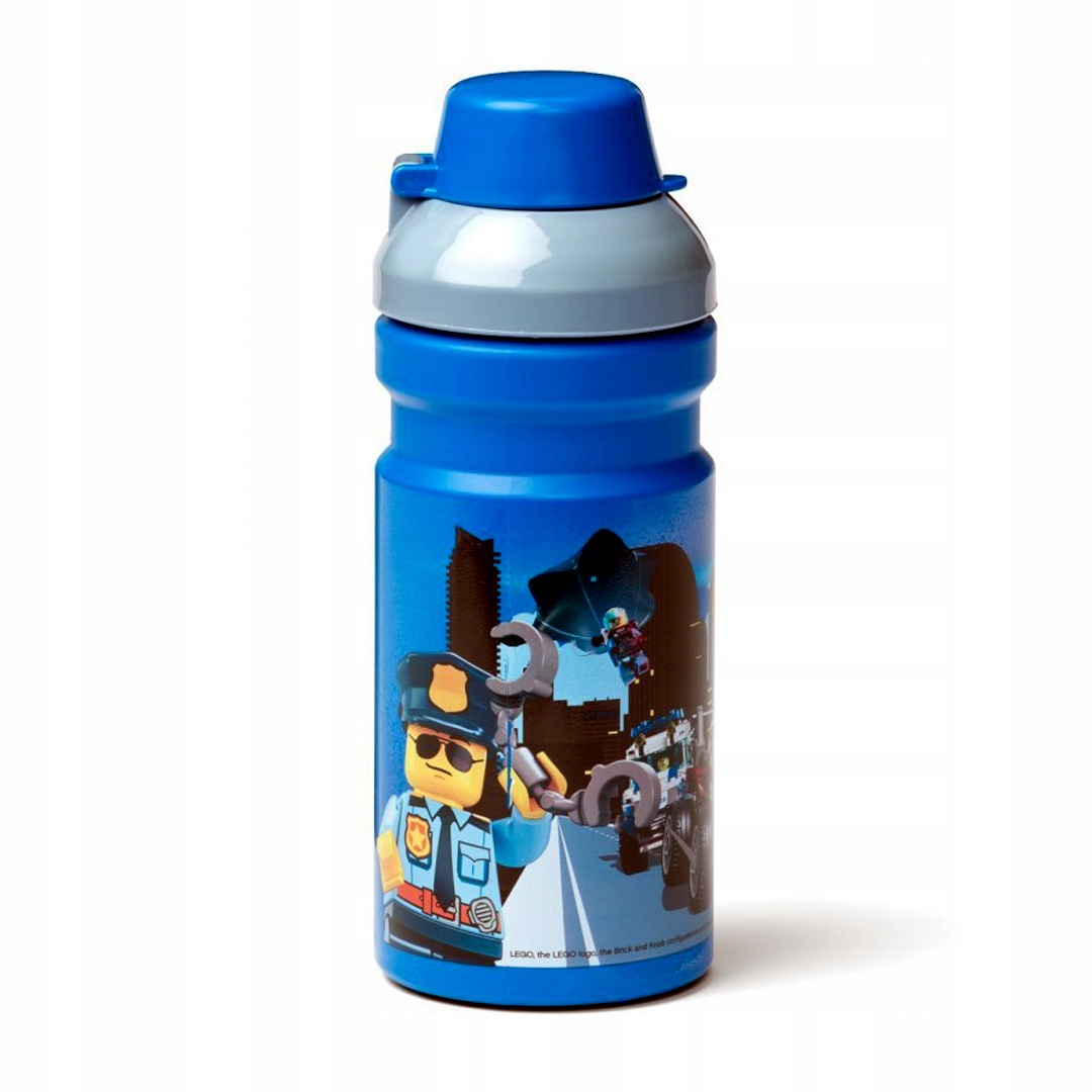 Detský desiatový box, fľaša - LEGO Fľaša na vodu - mesto