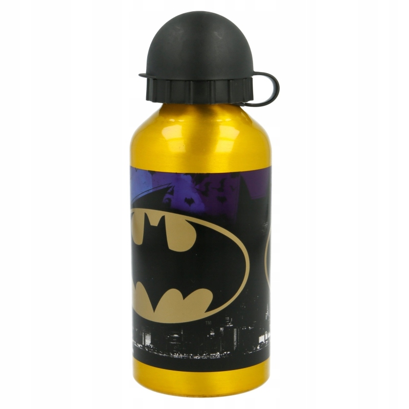 Detský desiatový box, fľaša - Fľaša na fľašu s vodou Batman 400 ml