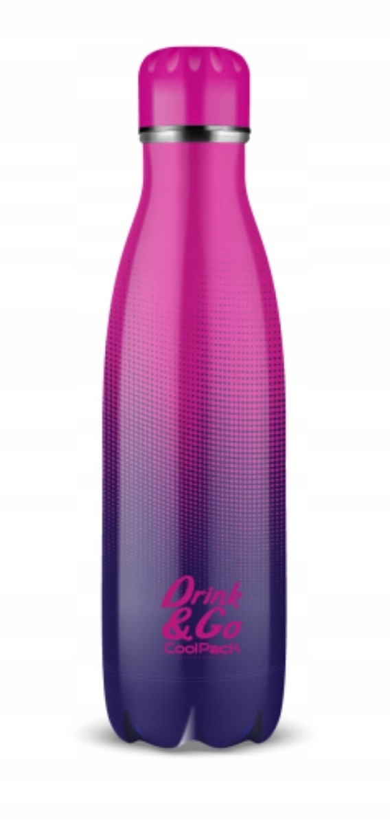 Detský desiatový box, fľaša - Kovová fľaša s vodou 500 ml Coolpack Gradient Frape Art.
