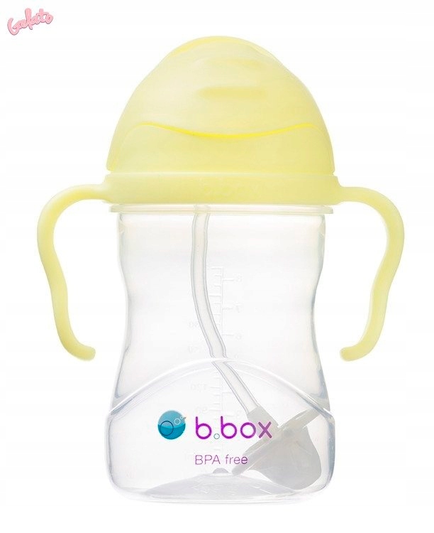 Fľaša na vodu so slamkou B.Box Gelato Banana Split 240ml