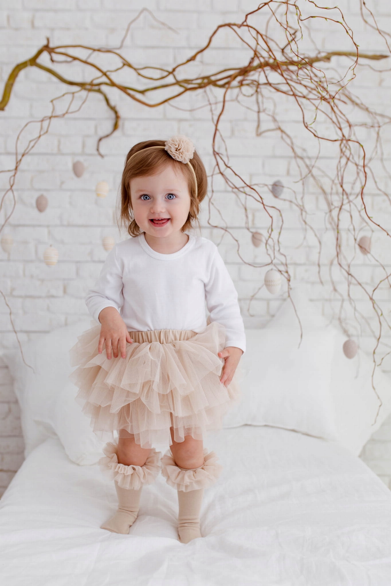 Tulle Tutu sukňa s ozdôbkami 92-98 +zadarmo