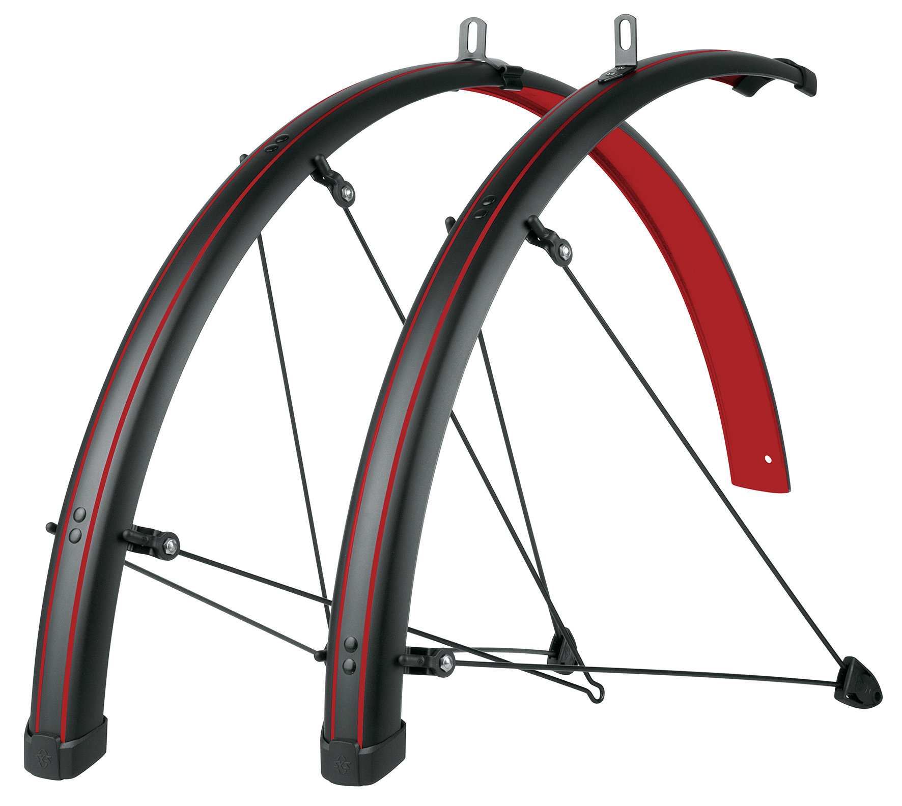 Stingray Fenders 28 "45 mm čierna a červená