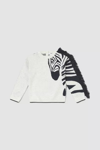 Detský sveter - Blue Zoo 4 Šedý sveter