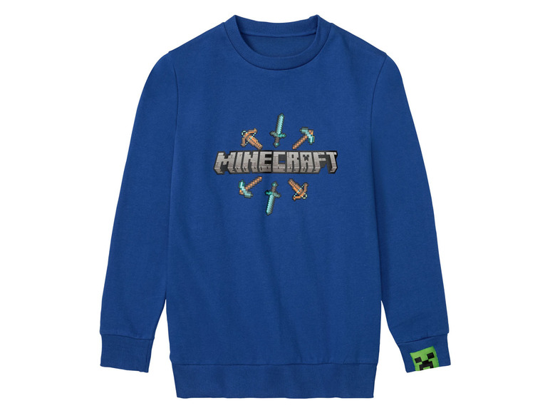 Mikina - Detská mikina mikiny Mojang Studio Veľkosť 140 NAVRÁLNE MODRÉ