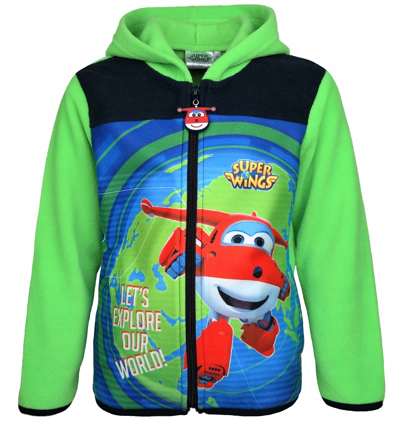 Mikina - Disney Detská mikina veľkosti 98 s dlhým rukávom čierna, zelená