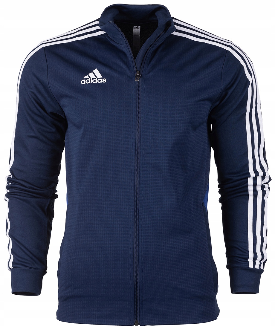 Mikina - Adidas Detská mikina veľkosti 128 Námorné modré rukávy