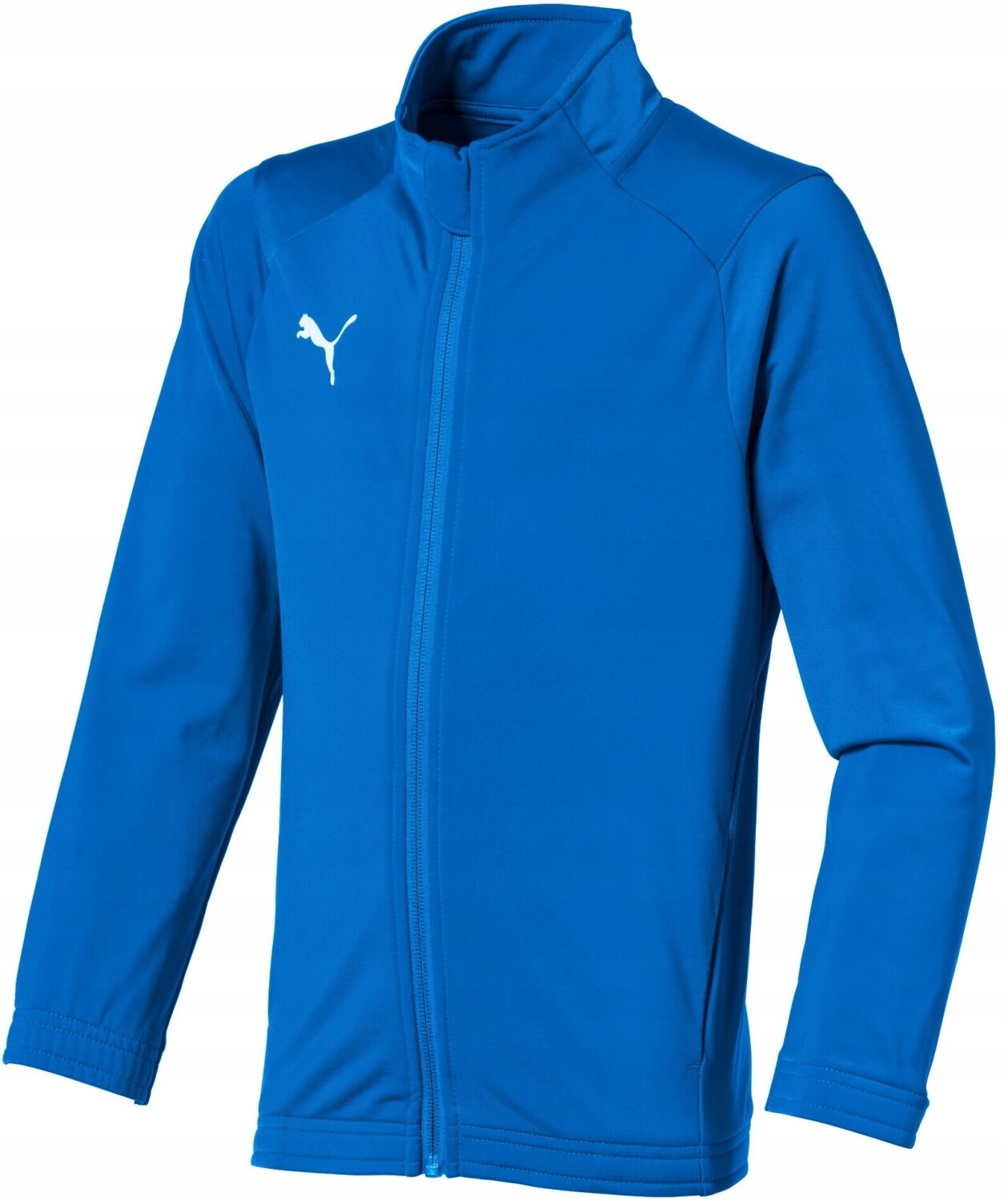 Mikina - Puma Detská mikina veľkosti 176 modrá rukáv