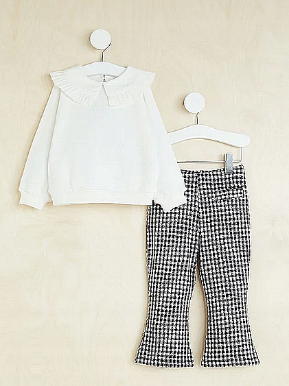 George 122 White, Brown Set
