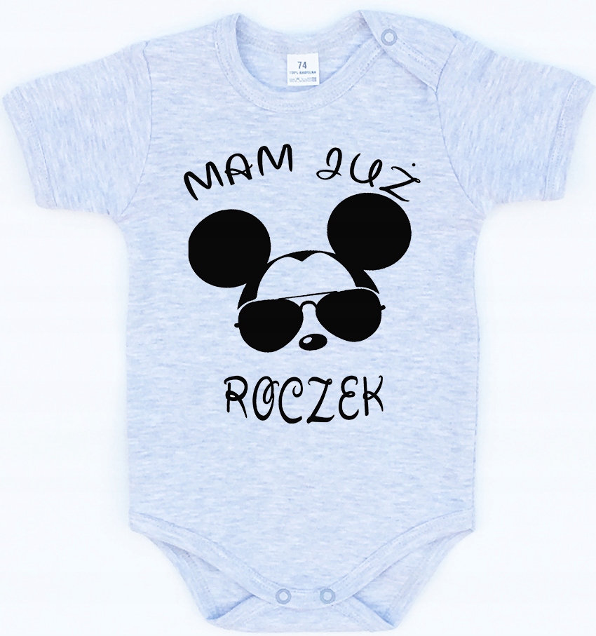 Dupačky - Baby Rampers 86 biela, čierna, šedá, viacfarebná