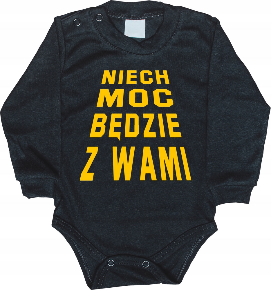 Detské body - Printing s dlhým rukávom tlač Dr. 56 Pripevnené tlačidlá
